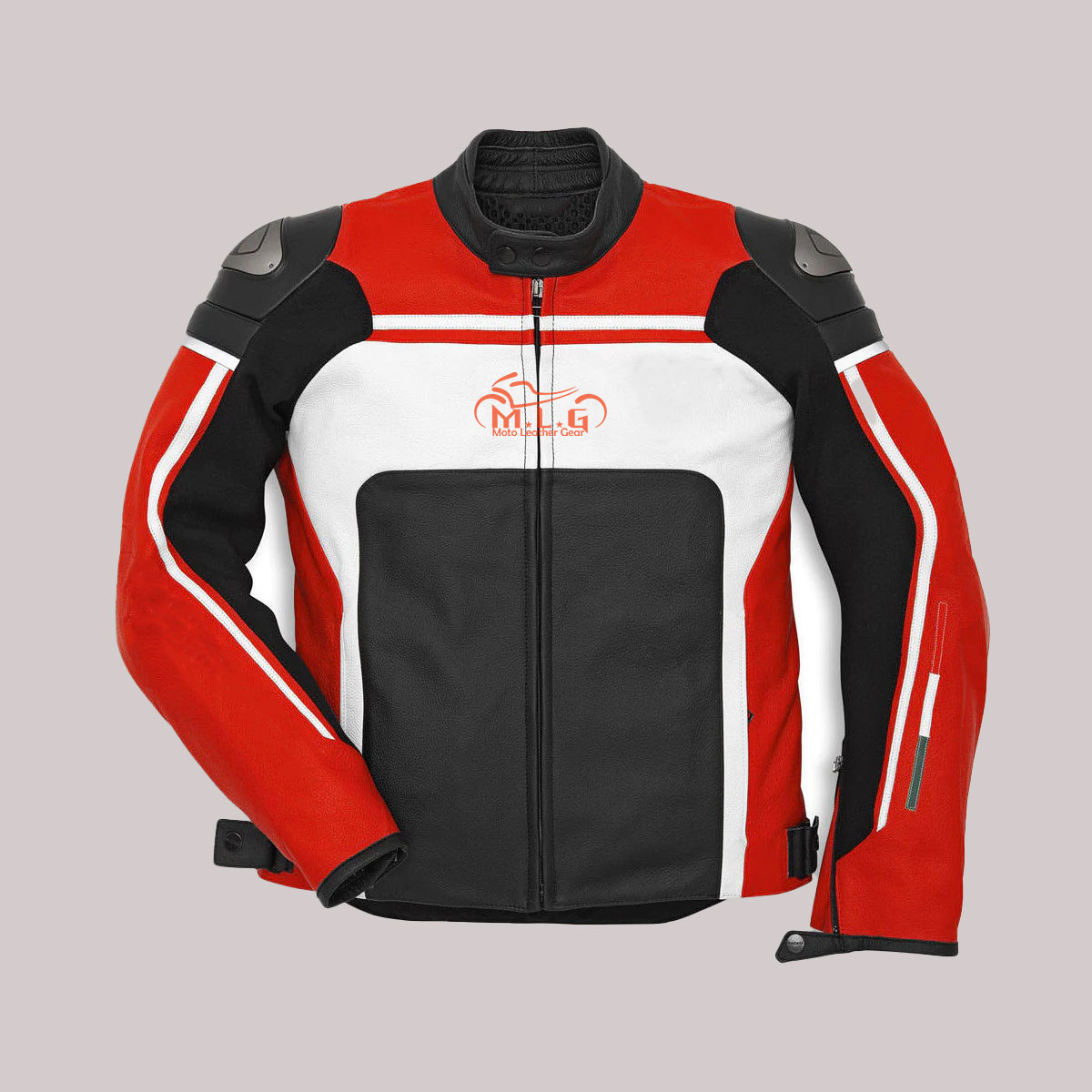 Mens Racer Leather Jacket - Moto Leather Gear